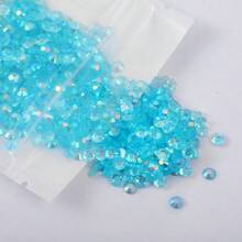 YONGNING 多色透明 AB 樹脂非熱熔水鑽 3-5mm 平底樹脂水晶 DIY 裝飾套組 - 3mm 3100pcs - 查看 16