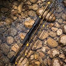 1 Set 4pcs Detachable Spinning Fishing Rod Kit, Portable Split Rod Design, Stable Long Cast, Suitable For Beginners Saltwater Freshwater Outdoor Fishing Gear - Yellow - View 6