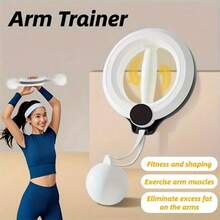 1pc Home Fitness Arm Exerciser, Unisex 360° Hand-Crank Forearm Trainer For Forearm, Wrist, Shoulder And Arm Muscle Training, Portable Arm And Full Body Workout Equipment - Multicolor - View 4