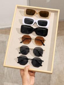 6pcs Black Champagne White Gold Grey Gold Tea Black Grey