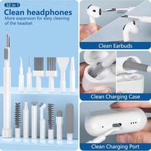 Digital Cleaning Kit Phone Camera Laptop Keyboard Cleaning Brush Key Screen Cleaner Dust Collector Christmas Gift - Multicolor - View 5