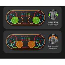 Ergonomic Multi-Position Push-Up Board, Foldable Home Fitness Training Equipment, Non-Slip Push-Up Support Bar, Suitable For Chest, Shoulder, Triceps, Back Workout, Portable Plank Fitness Tool, Suitable For Men And Women Beginners Gym Use - Multicolor - View 6