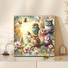 1pc - DIY Handmade 5D Diamond Painting Kit, Suitable For Adults And Beginners, Craft Supplies, Applicable For Living Room, Bedroom, Office, Wall Decor Art. - round diamond - View 6