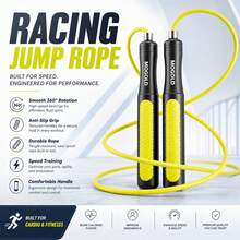 MOGOLD Professional Fitness Speed Jump Rope With Bearings, Adult Fat Burning Indoor Aerobic Workout Equipment - T105 - View 1
