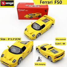 Burago 法拉利 1:64 比例仿真車模 SF90 488GTB LAFERARI 指尖模型 迷你小型跑車收藏 小車模型擺飾 - 彩色 - 查看 13