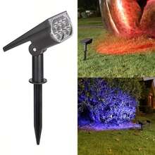 7 LED Solar Spotlight IP65 Outdoor RGB Solar Landscape Light Adjustable Brightness, Suitable For Garden Yard Trees Backyard Driveway Patio Lawn Decoration Path Light Spotlight - 1 - View 13