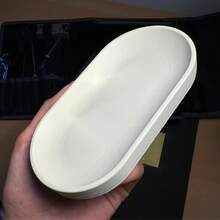 PLA Material Minimalist Matte Oval Storage Tray, Desktop Key & Jewelry Organizer - Multicolor - View 3
