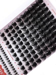 尖頭 + 300D + 下睫毛 3合1接睫毛，長度 6-18mm 尖頭睫毛，下睫毛，D/DD 140片睫毛簇，加厚單根睫毛，DIY 尖頭接睫毛，卡通風接睫毛，貂毛修剪，濃密睫毛 - DD - 查看 10
