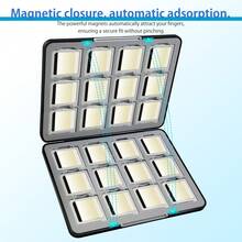 ONETIAOLONG 24 Slots Game Card Storage Case,Portable Cartridge Holder Box Compatible With Nintendo 3DS, 3DS XL, 2DS, 2DS XL, DS, DSi, DSi XL - View 4