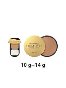 Max Factor [حزمة] كريم أساس مضغوط فيس فينيتي 006 ذهبي 10 جرام + بودرة مضغوطة كريم بوف 42 بيج داكن 14 جرام - 006 ذهبي + 42 بيج داكن - مشاهدة 2