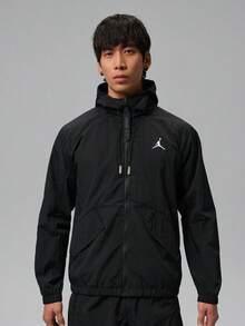 Jordan Classic Hooded Jordan Utility Men's Woven Jacket IW1901-010 - Black - View 1