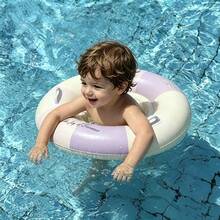 Happy wind Swim 1件兒童充氣游泳圈座墊，加厚PVC材質，適用於泳池/海灘，水上派對裝飾與游泳，開學第一天 - 彩色 - 查看 7