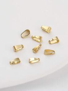 10/20/30pcs Copper Plated 18K Gold Lobster Clasp With Anti-Oxidation Storage Bag, Used For Pendant Jewelry Open Clasp, DIY Bracelet, Necklace, Jewelry Accessories Materials-Christmas DIY Jewelry Accessories - Gold - View 7