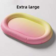 Gradient Gel Cooling Pet Bed Waterproof Washable Dog Cooling Mat For Pets Up To 50lbs, Summer Anti-Scratch Ice Gel Sleeping Cushion For Small Medium Large Dogs & Cats, Indoor Bedroom Easy Clean Pet Rest Pad - Multicolor - View 12