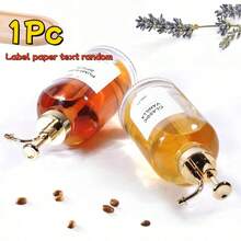 1 pieza Dispensador de jarabe de café de 500ml, adecuado para bares de café, con etiqueta y cabezal de bomba dorado; Botella de jarabe de vidrio de 500ml, adecuada para bares en el hogar, material de vidrio transparente (sin pegatinas incluidas), esencial para la temporada de regreso a clases - Dorado - Ver 8