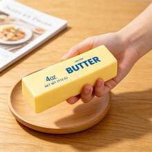 1pc Portable Butter Stick Squishy Toy, Soft Squeeze, Crunchy Feel, Slow Rebound Mochi Squishy, Stress Relief, Sensory Toy, Fun Anxiety Relief, Decompression Toy, Sticker Style, Suitable For Office And Home Use - Multicolor - View 7
