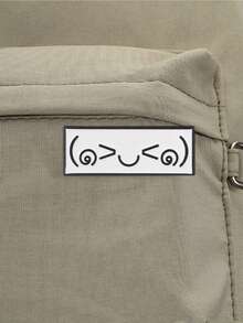 4 Pcs Cartoon Retro Network Emoticon Enamel Pin,Cute Shocked,Happy, Helpless Expression Badge,Fashion Accessory, Fun Gift For Friends - Black and White - View 8