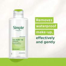 Simple Kind To Skin Eye Make-Up Remover 12x125ml - Green - View 2