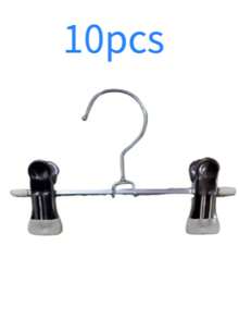 10pcs Household Double Clip Hooks Storage Clothes Hangers Laundry Clips Drying Clips, Multi-Functional Multi-Purpose Tail Clip Hooks Hanging Clips - Multicolor - View 9