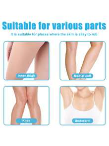 Stik Anti-Gesekan Portabel, Krim Pelindung Gesekan yang Mudah Digunakan, Cocok untuk Paha, Tumit, Lengan Bawah, dan Kaki, Anti-Gesekan Tahan Lama, Ideal untuk Perawatan Kenyamanan Sepanjang Hari Saat Berjalan, Berlari, dan Aktivitas Luar Ruangan - Batang anti gesekan - View 3