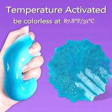 Bubuk Pigmen Termokromik, Aktif pada Suhu 88℉/31℃, Cocok untuk Resin Epoksi, Slime, Seni, Cat, Kain, Pewarna, 5ml/Warna - MultiWarna - View 5