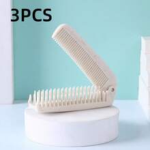 1pc/2pcs/4pcs Portable Foldable Comb, Anti-Static Dual-Use Comb, Fine-Tooth Double-Sided Design, Travel Mini Bangs Comb, Home Air Cushion Massage Brush, Essential For Female Students Dorm, Suitable For Daily Travel, Styling Tool For Normal Hair - Multicolor - View 27