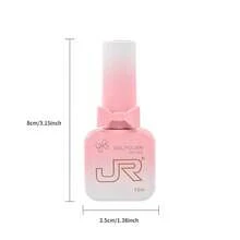 JR 9件組 15ml 凝膠指甲油套組，粉裸色冰透透明 UV 凝膠指甲油，LED 浸泡式卸除指甲油，居家 DIY 3D 凝膠美甲女孩禮物 - 彩色 - 查看 9
