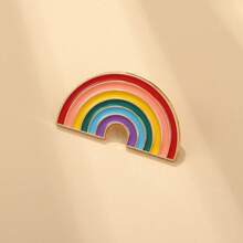 1pc Rainbow Brooch - Yellow Gold - View 4