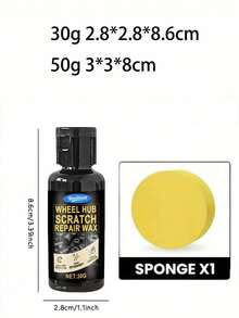 KineShineX 輪胎亮光劑、輪胎黑化劑、耐用抗老化劑、輪胎拋光劑、輪胎護理膏、拋光劑、汽車漆修復劑及汽車配件。隨機發貨厚海綿或薄海綿。 - A - 查看 10