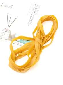 40pcs/Heavy Duty Natural Rubber Bands - Strong And Elastic, Suitable For Office, School, Home - Perfect For Trash Cans, Folders (8 Inch X 0.16 Inch) - Multicolor - View 5