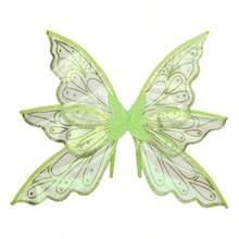 Cute Fashionable Glitter Butterfly Wings Birthday Gift For Girlfriend, Makeup Party Photo Shoot - Multicolor - View 9