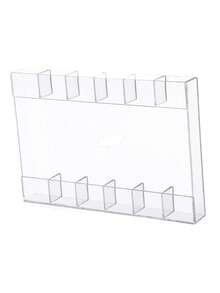 1PC Acrylic Straw Holder, Straw Holder For Cabinet Door, Straws Organizer Storage With Adhesive, Space-Saving Straws Storage Dispenser For Kitchen - Transparent - View 8