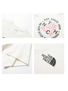 The North Face Men's & Women's Sports T-Shirt & Tank Top Short Sleeve T-Shirt 26 Summer New Beige Printed Crew Neck Casual Short Sleeve 8DEXQLI - Off White - View 6