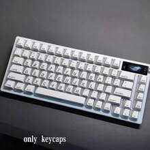 131 White Prism Keycaps, Cherry Height, Translucent, ABS+PC Material, Compatible With Cherry/Gateron MX Switches, Suitable For Gifts And Personal Use, Hot-Swappable Keycaps, Personalized Keycaps, Keyboard DIY, Customized Keycaps, Desktop Matching, Customized Keycaps, Keycap Set, Gaming Keycaps, Keyboard Accessories, Cute Keycaps - View 11