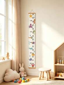 Height Measurement Wall Sticker For Kids Room Wall Decor Cartoon Graffiti Height Chart Removable Height Ruler - Multicolor - View 2