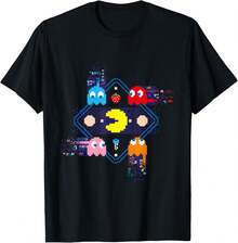 Eu Large,Halloween,26zeh Mannequin Homme,Glitch 004 T-Shirt - 黑色 - 查看 2