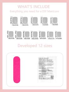 24pcs Rt Square French Nude Yellow Double Layer 3D Banana Design Nail Stickers, Fresh Sweet INS Style False Nails, Suitable For Students And Young Girls, Brighten Skin Tone, Self-Adhesive - 彩色 - 查看 4