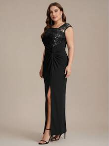 EVERPRETTY Women Plus Formal & Evening Dresses - 黑色 - 查看 4