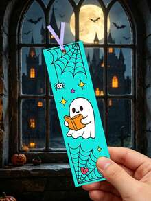 48pcs Halloween Party Favors DIY Coloring Bookmarks, Colorable Blank Bookmarks With Cute Witch, Ghost Pumpkin, Black Cat Patterns, Suitable For Coloring, Halloween Gifts, Halloween Party Favors, "Trick Or Treat" Decorations, Halloween Table Decor, Halloween Party Gifts, Halloween Decoration Cards, Halloween Gift Packaging Labels, Halloween Party Supplies, Christmas Gifts, New Year Decorations, Back To School, Student Gifts - Halloween Pumpkin - View 7