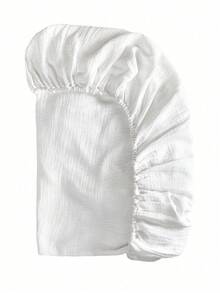 1pc Baby Crib Fitted Sheet, Soft And Snug For Peace Of Mind And Comfort. Classic Wrap-Around Design Fits Tightly Over Mattress, Effectively Prevents Sheet Slipping And Shifting, Easy To Care For And Store, Suitable For Baby Cribs And Bassinets - Multicolor - View 10