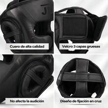 Martial Arts Headgear - Black - View 4