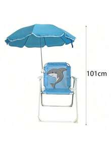 Kids Folding Chairs - Blue - View 2