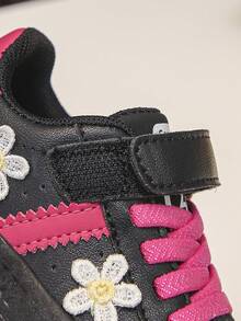 Black & White Infant Shell Toe Sports Shoes - Non-Slip Soft Sole - Hot Pink - View 8