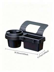 Multifunctional Car Storage Box With Cup Holder, Beverage Holder, Side Door Window Phone Slot And Hanging Storage Rack - Durable ABS Material, Easy Installation, Space-Saving Design - Multicolor - View 11