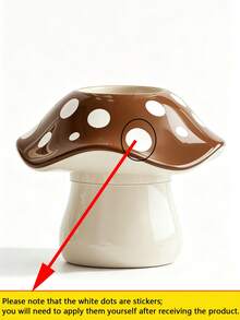 Cute Mushroom Shaped Pen Holder, Large Capacity Desktop Pen Holder And Makeup Brush Storage Box, Mushroom Storage Box, Mushroom Organizer, Student Office Desktop Stationery Storage Rack, Creative Cute Makeup Brush Storage Small Item - Multicolor - View 12
