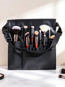 Professional Makeup Artist Waist Bag, Portable Makeup Brush Storage Bag With Large Capacity, Multiple Slots And Adjustable Waist Strap, Makeup Bag (Makeup Brushes Not Included) - Multicolor - View 4