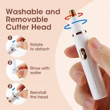 Hailicare 2-In-1 Electric Nose & Eyebrow Trimmer, Type-C Rechargeable, Portable Grooming Gift, Unisex - View 5