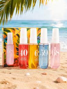 1/4/5pcs Spray Parfum du Brésil, Édition Limitée Portable Multi-Couches Plaisir, Parfum à l'Huile Essentielle Naturelle Fraîche et Charmante Longue Tenue, Élégant Rio Vanille Noix de Coco, Floral, Fruité, Agrume, Notes Boisées, Expédié Aléatoirement - KW40 - Voir 1
