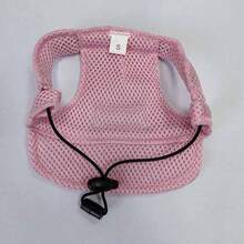 1pc Cute Dog Hat, Polyester Material, With Ear Holes - Sun Protection, Adjustable Size, Suitable For Small/Medium/Large Dogs, All Seasons - Pink - View 9