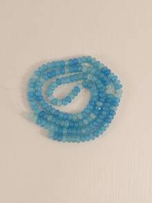 1 Strand Approx. 158pcs 5x8mm Glass Faux Natural Stone Cracked Effect Multicolor Round Beads Loose Beads For Jewelry Making DIY Necklace Bracelet Earrings Accessories Women Gift - DIY Bead Kit - View 23